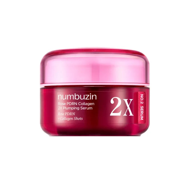 Numbuzin – No.2 Rose PDRN Collagen 2X Plumping Serum, 30ml