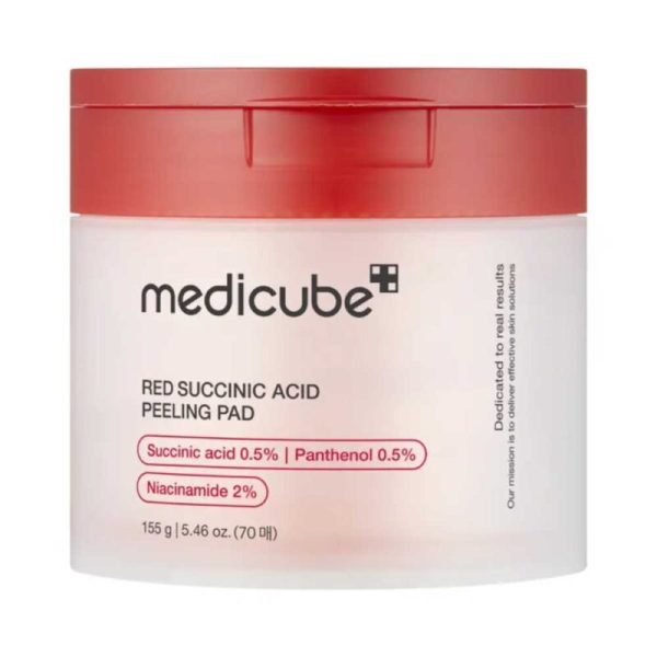 Medicube – Red Succinic Acid Peeling Pad – 155g/70pads