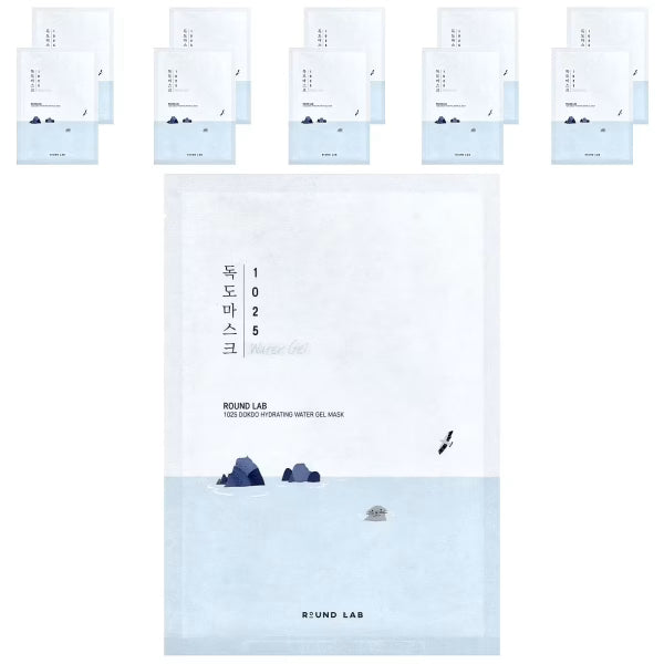Round Lab – 1025 Dokdo Hydrating Water Gel Mask – 10 sheet pack