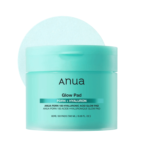 Anua – PDRN 100 Hyaluronic Acid Glow Pad, 60pcs