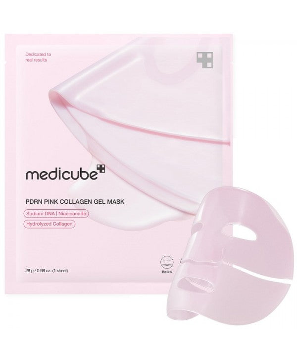 Medicube – PDRN Pink Collagen Gel Mask – 28g, 1 mask piece