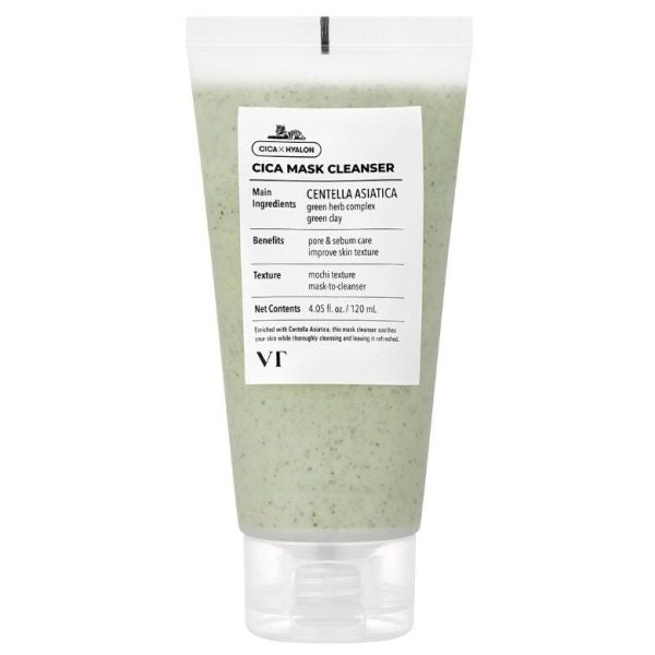 VT Cosmetics – Cica Mask Cleanser, 120ml